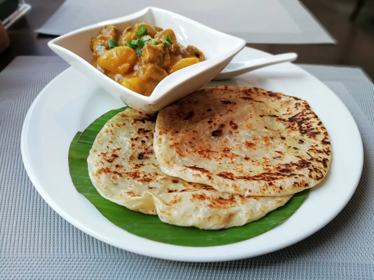 Curry Rindfleisch Mit Roti Canai