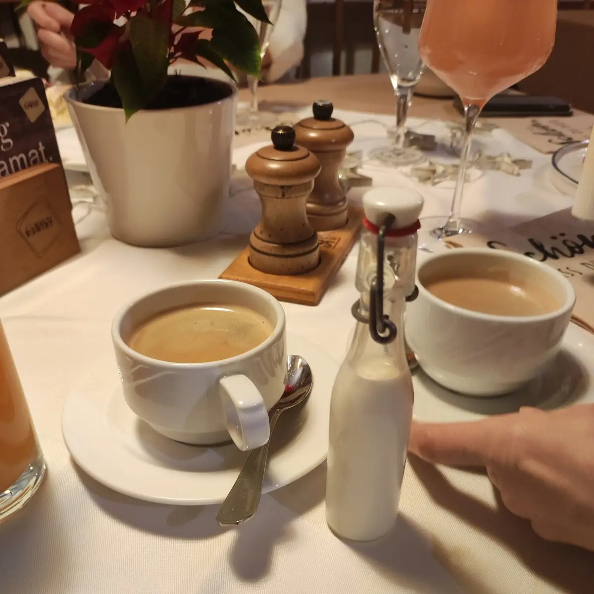 Verlängerte Mit Milch