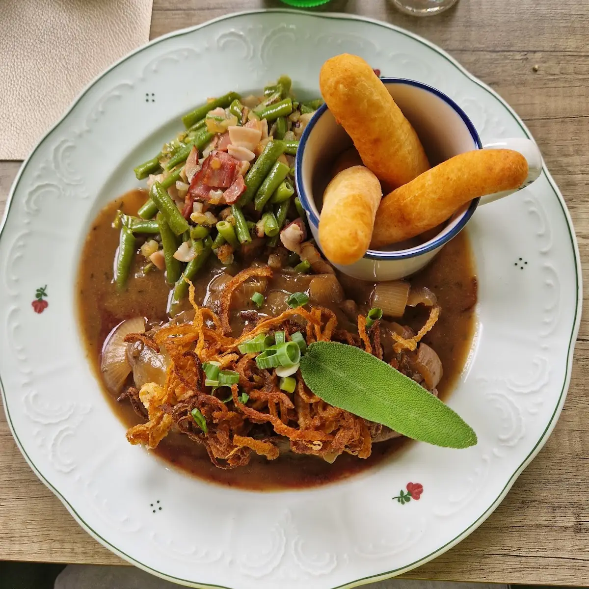 Zwiebel Rost Braten
