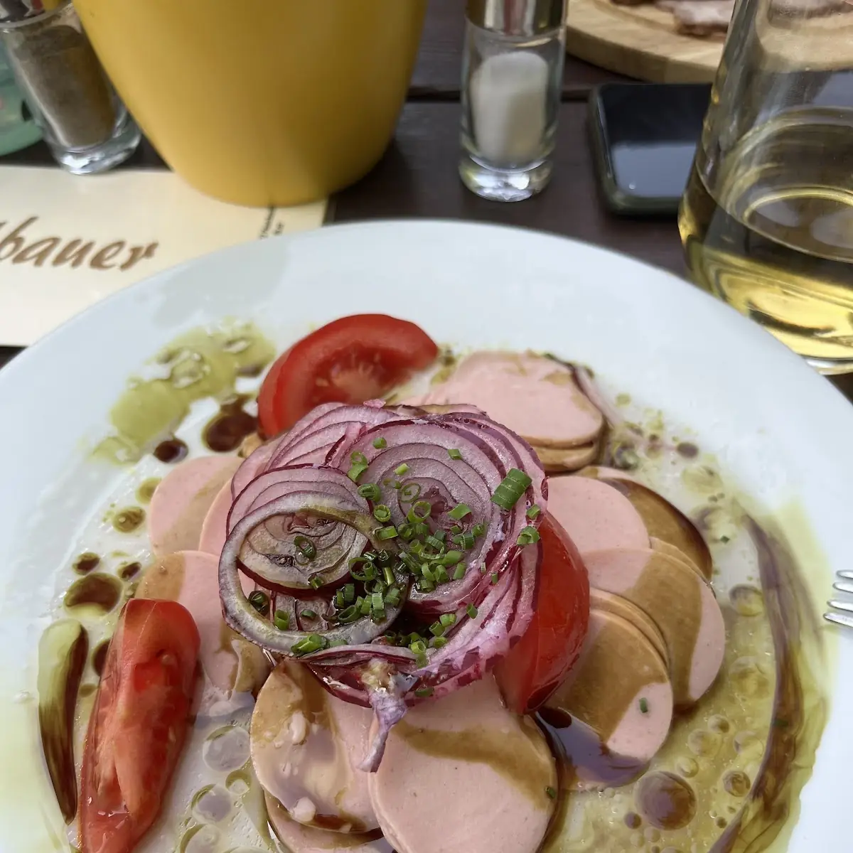 Essigwurst Mit Kürbiskernöl