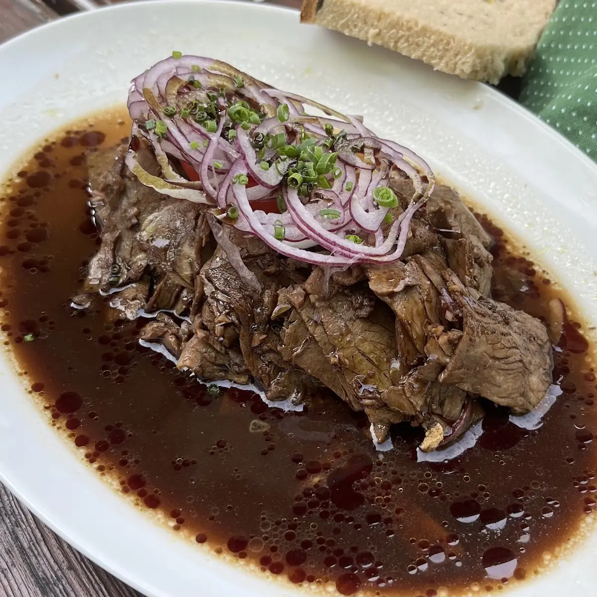 Rindfleischsal Mit Kürbiskernöl