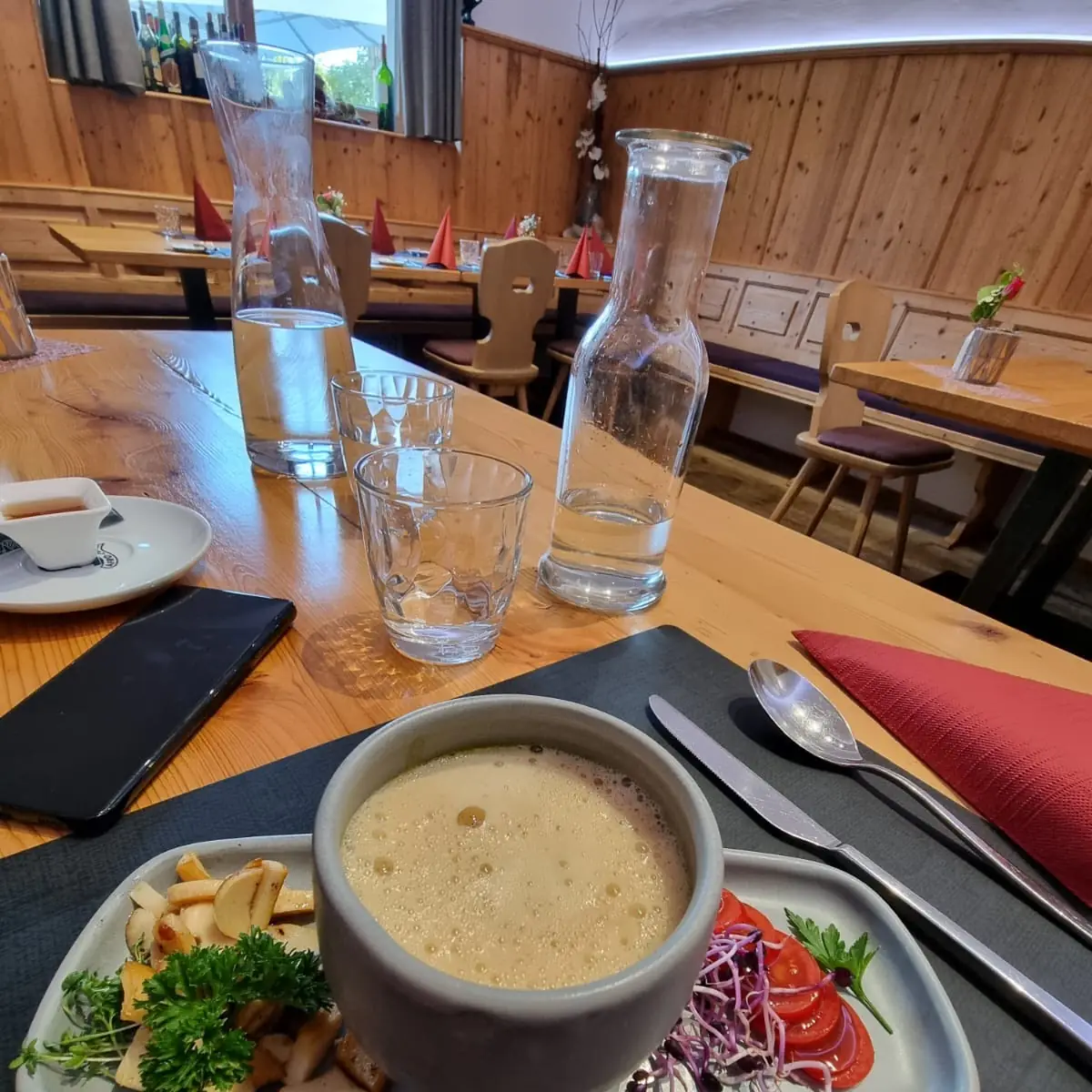 Kräuterschaum Suppe