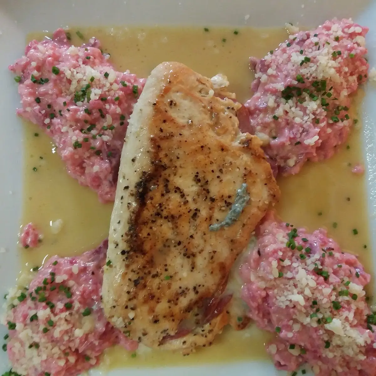Gefüllte Hühnerbrust