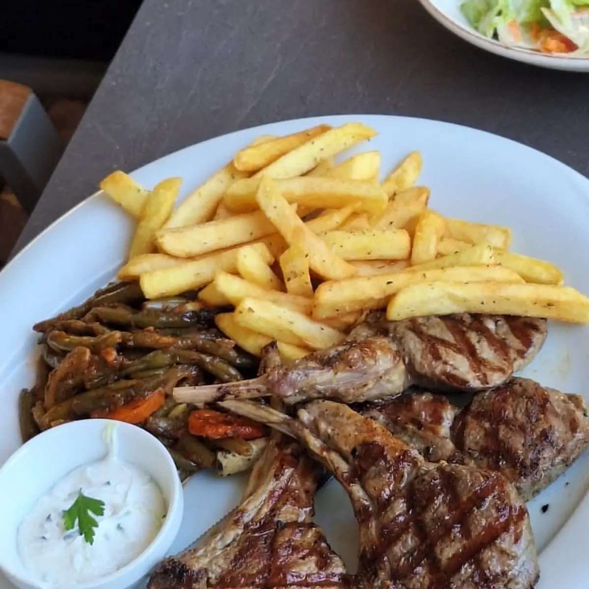 Grilled Lamb Chops with Tzatziki