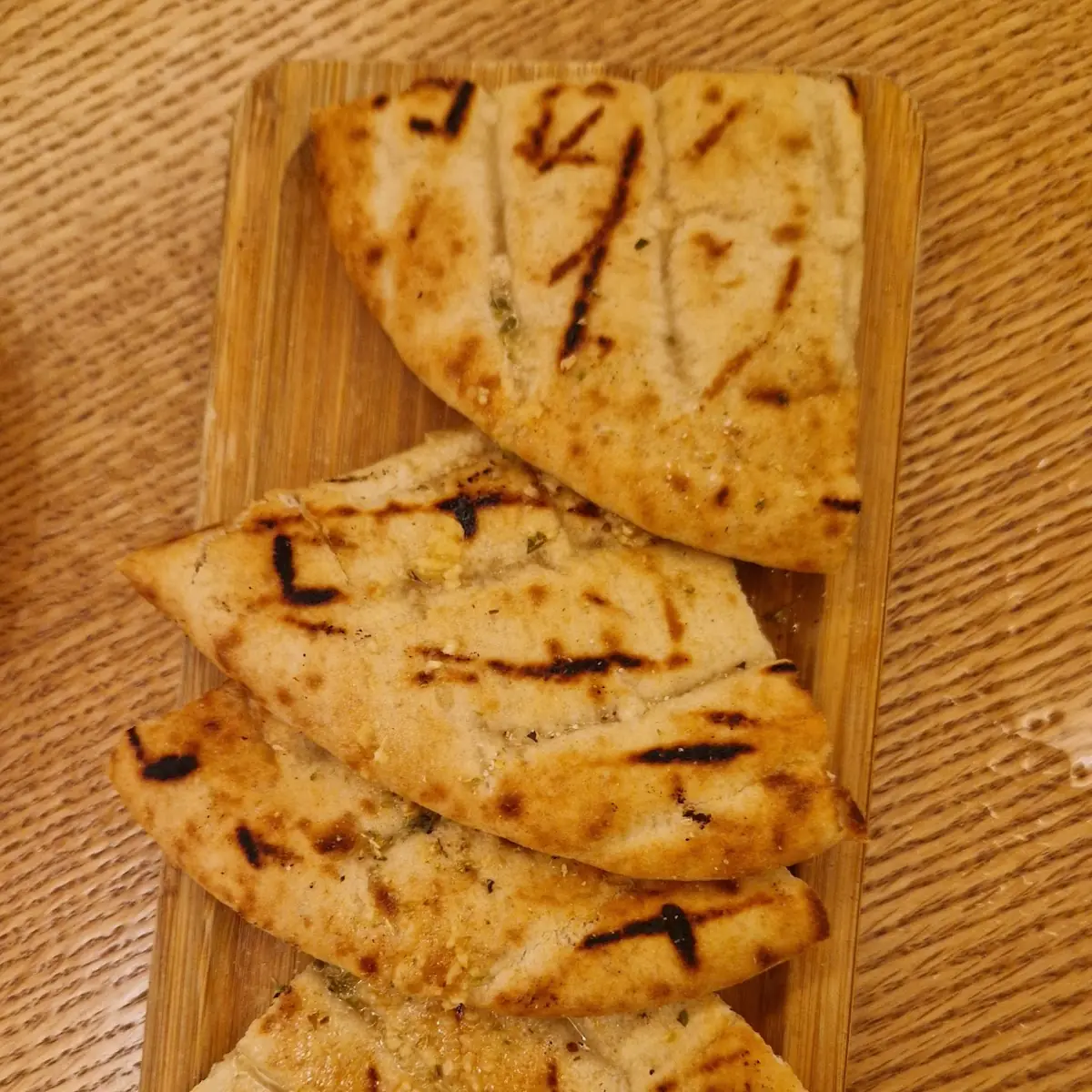 Knoblauch Pitta Brot