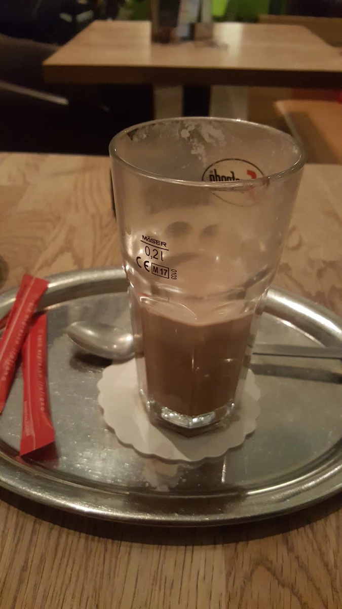 Verdorbener Kaffee Latte
