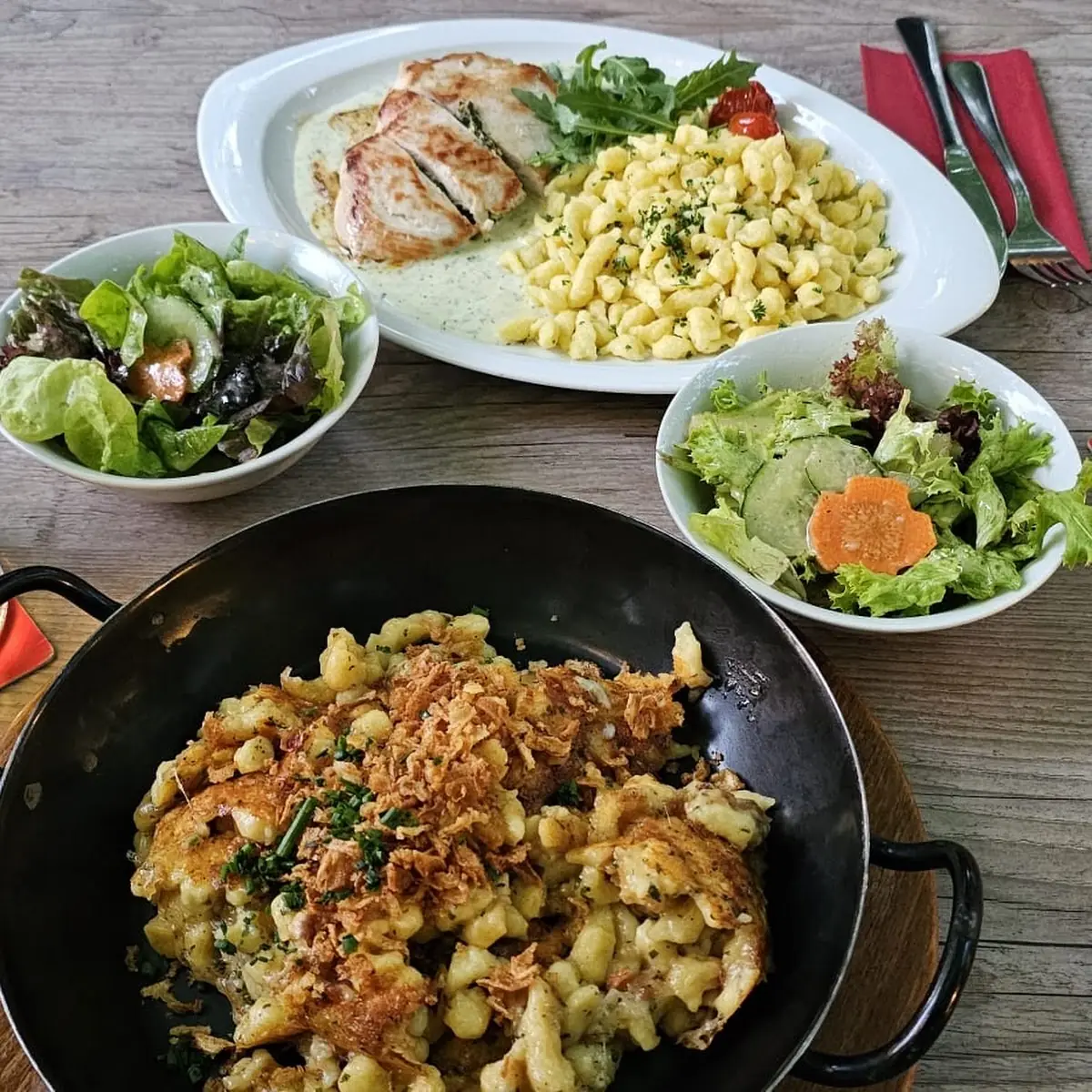 Gefülltes Hühnerfilet & Kernei S Kasnock N