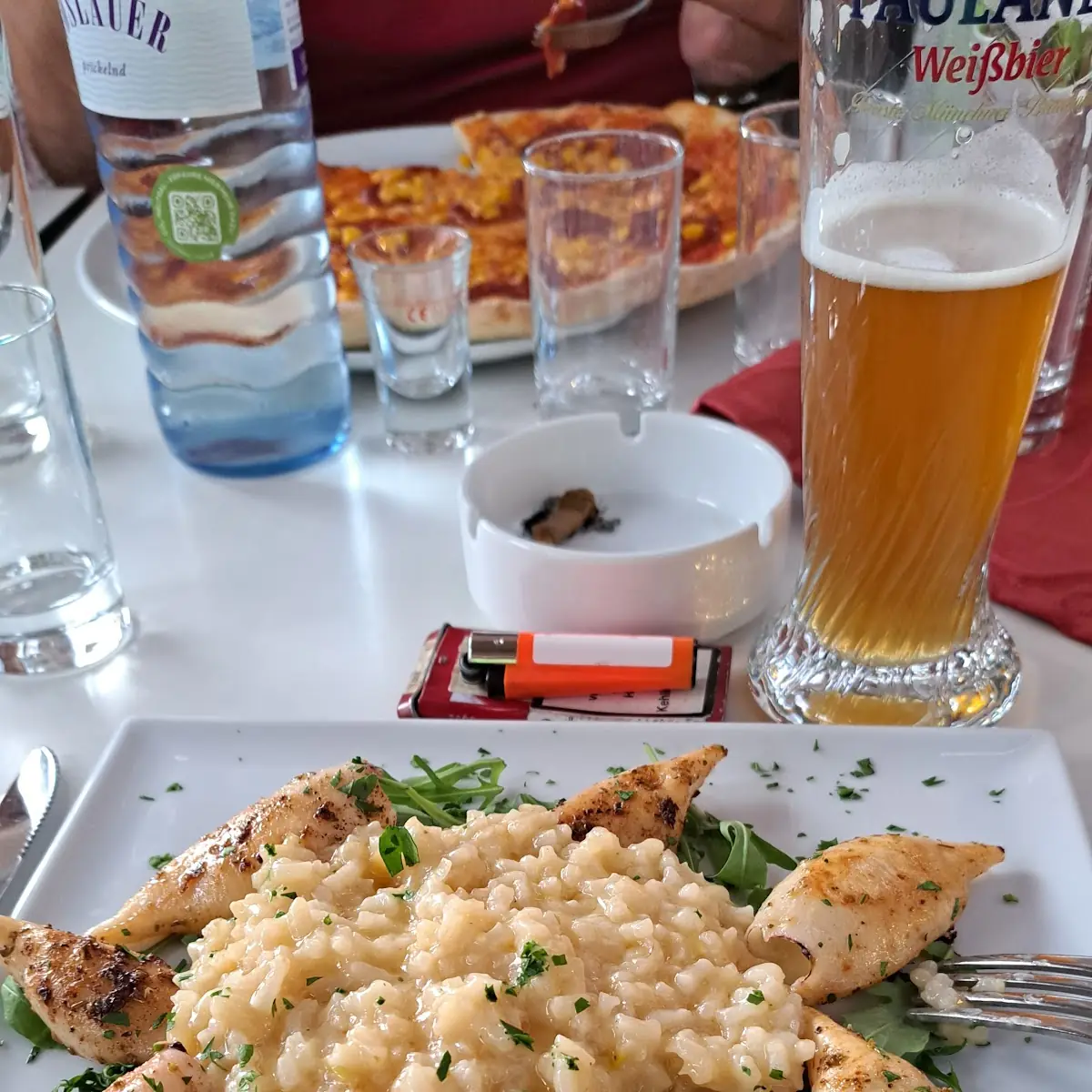 Champagner Risotto Mit Alamares C