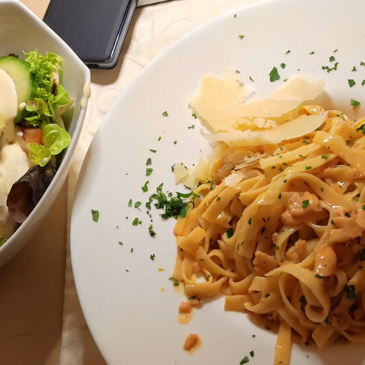 Tagliatelle Mit Lachs