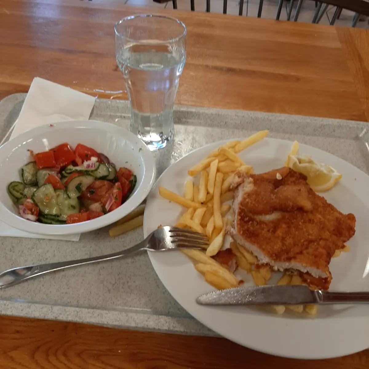 Schnitzel Mit Pommes