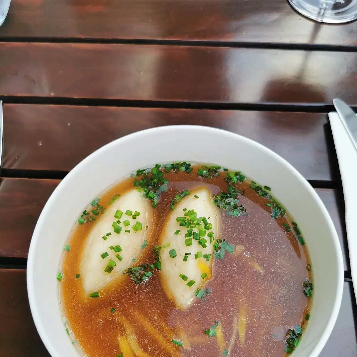 Rindssuppe Mit Griesnockerl