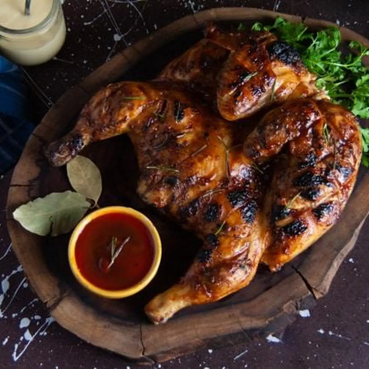 Gegrillt Hühne