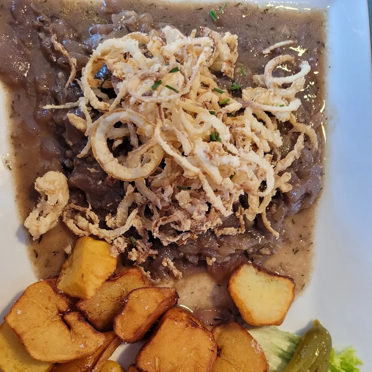 Zwiebelrostbraten