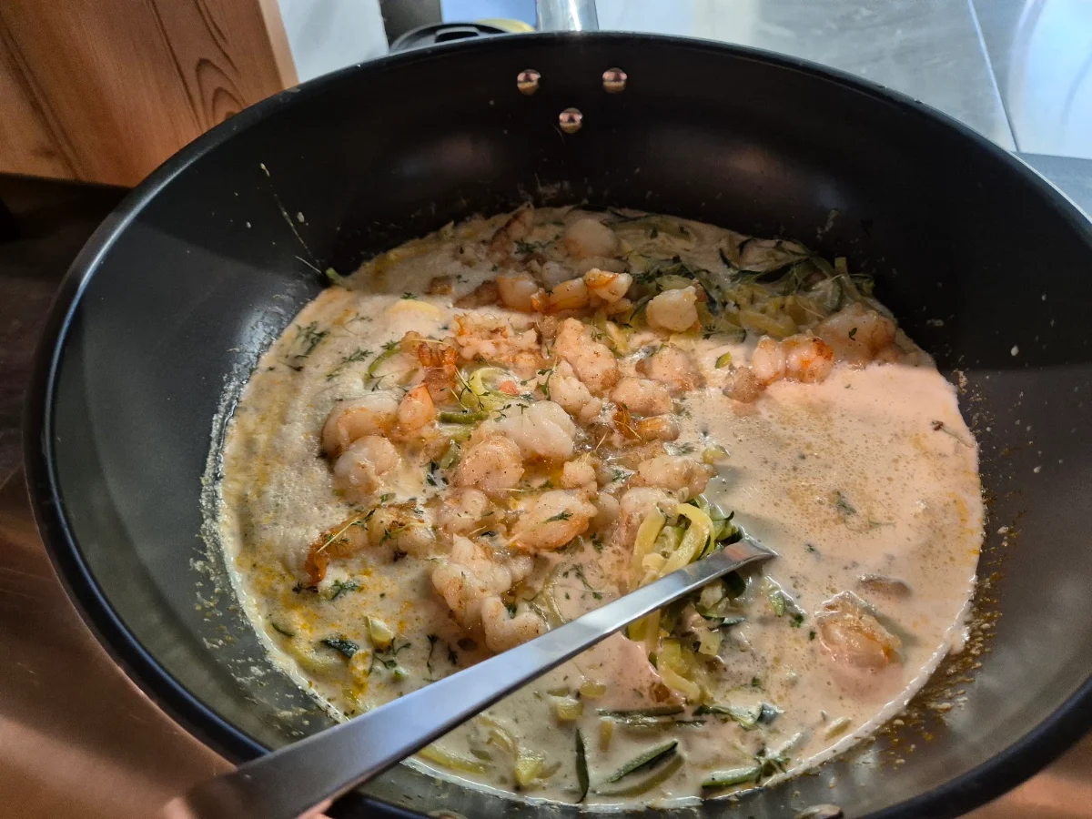 Zoodles Garnelen