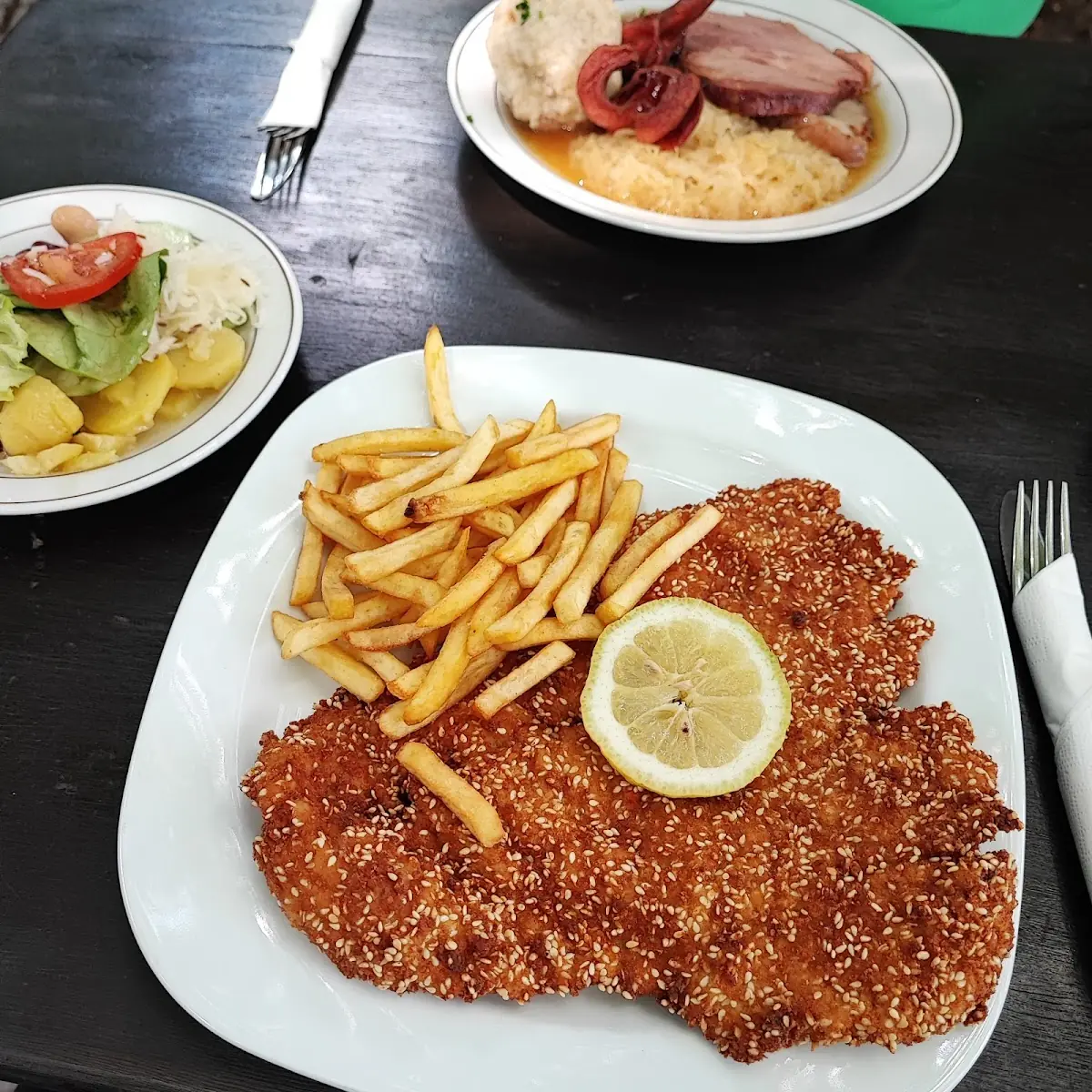 Puten Schnitzel Mit Sesam