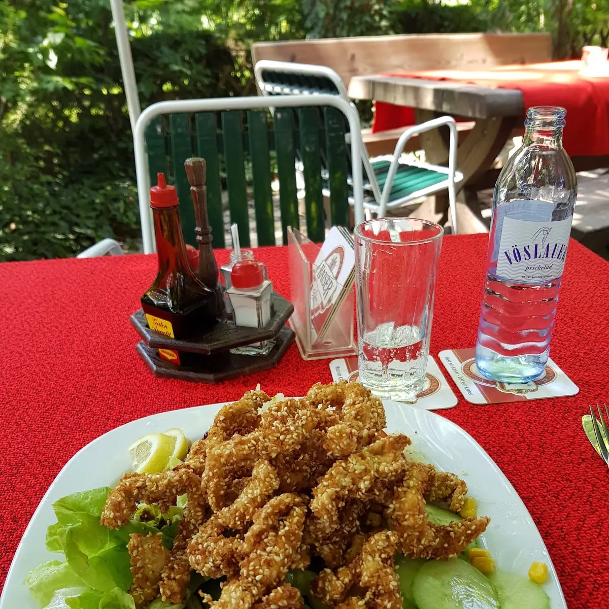 Putenstreifen In Sesam Gebacken