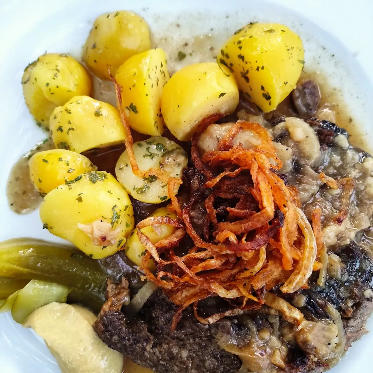 Zwiebelrostbraten
