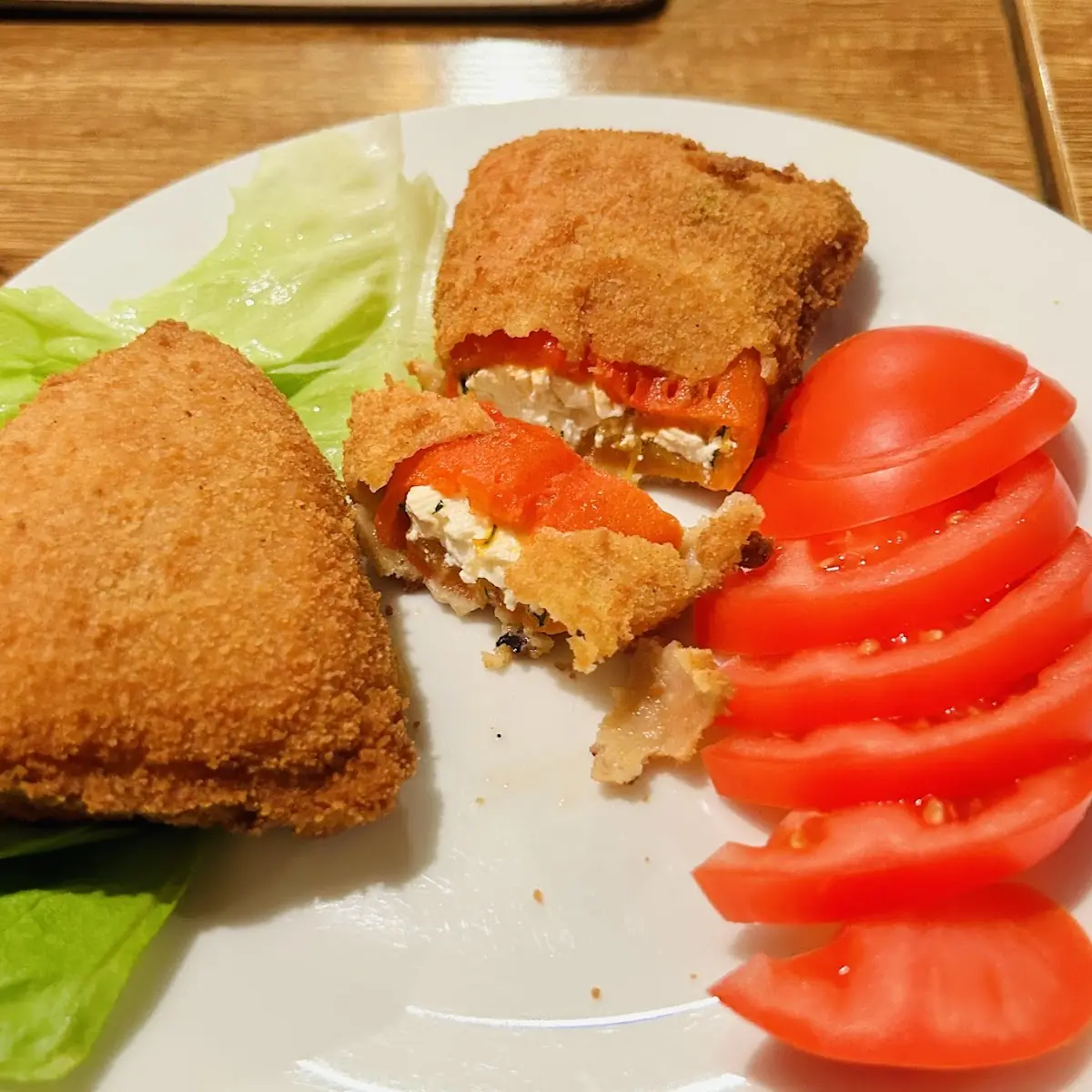 Panierter Paprika