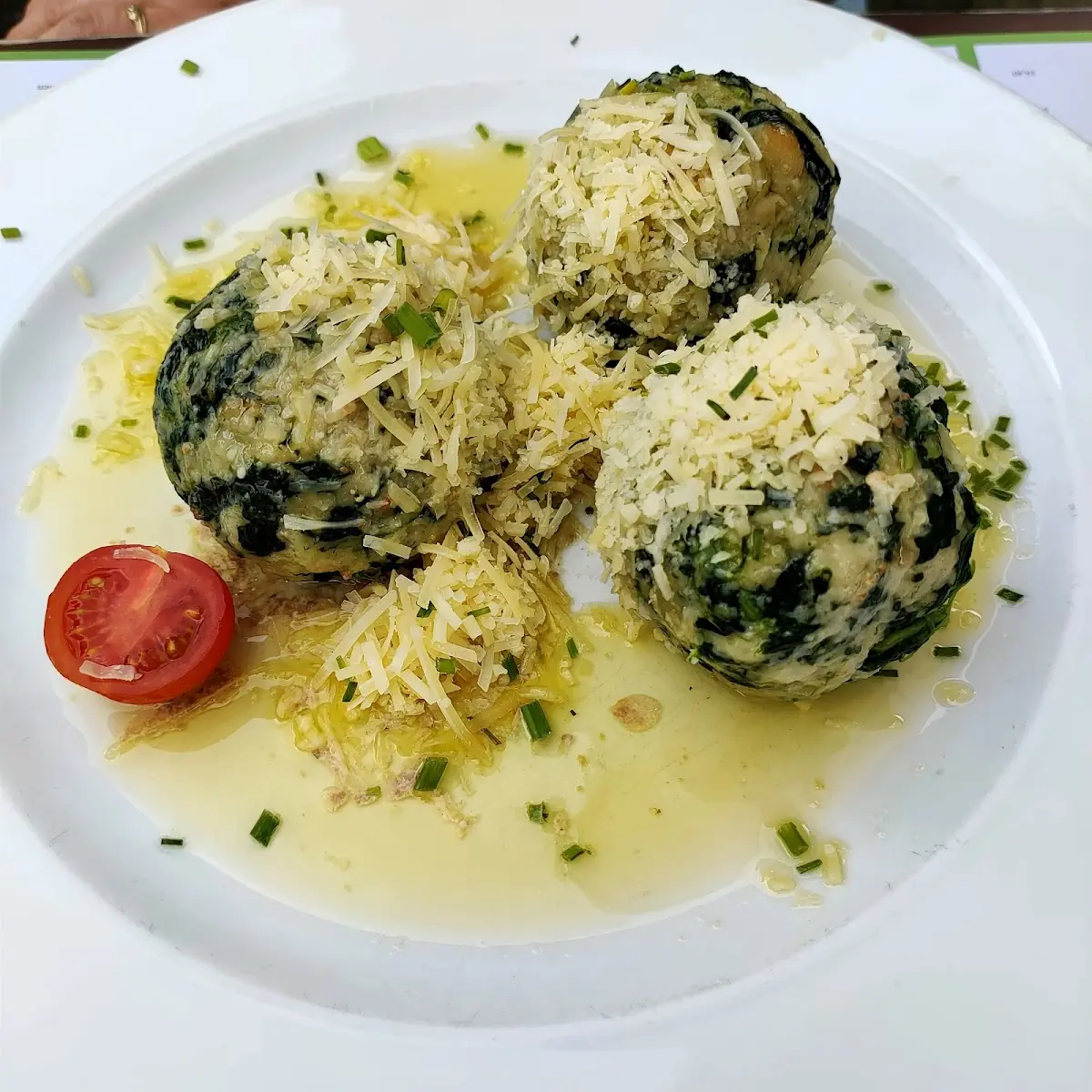 Spinatknödel Mit Käse