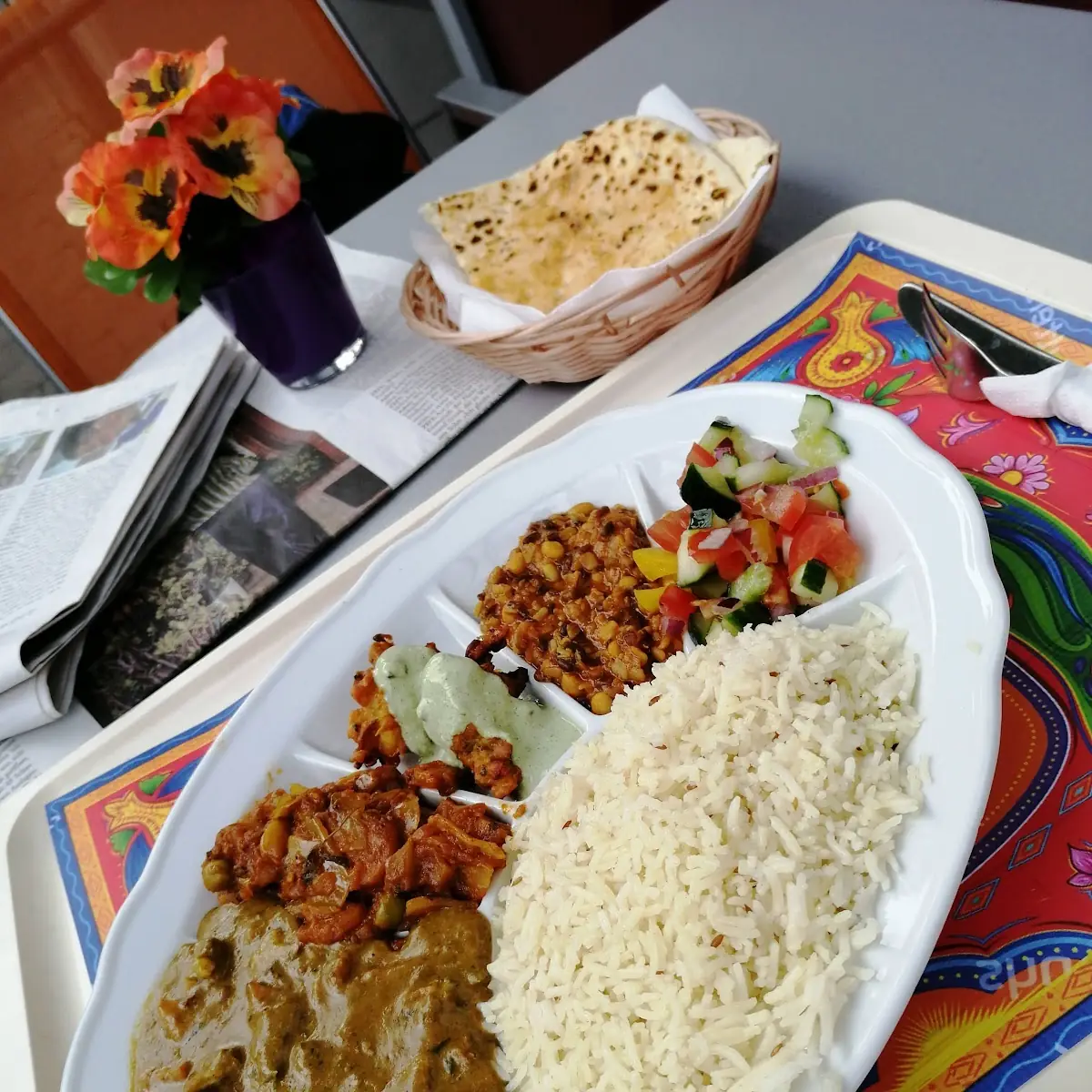 Basmati Rice & Naan