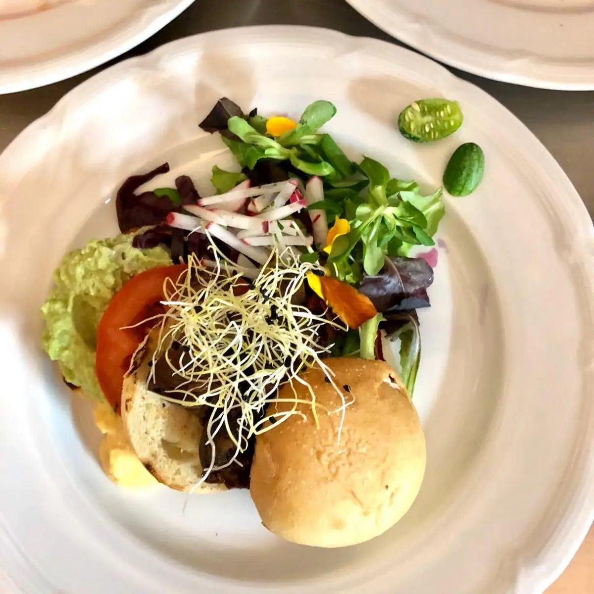 Veganer Jackfruchtburger