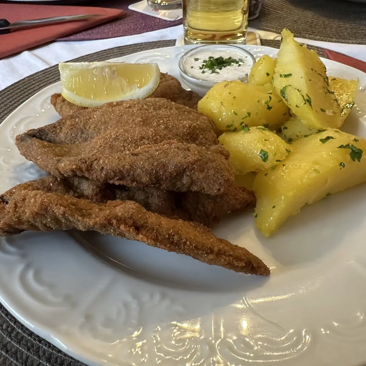 Gebackene Leber Mit