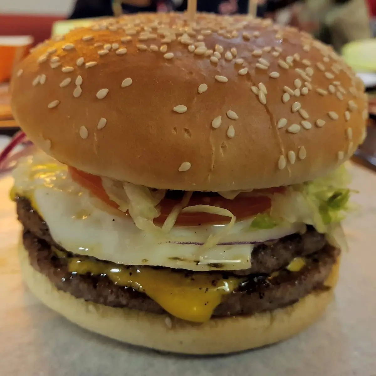 Egg Burger Combo