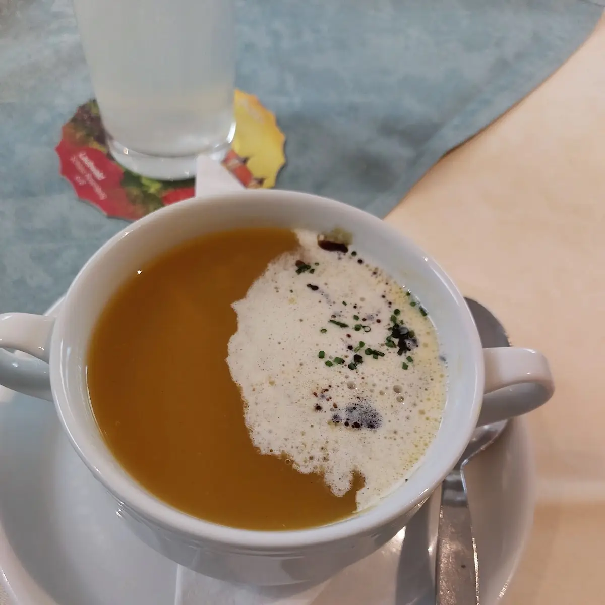 Kürbiscremesuppe Mit Kürbiskernöl