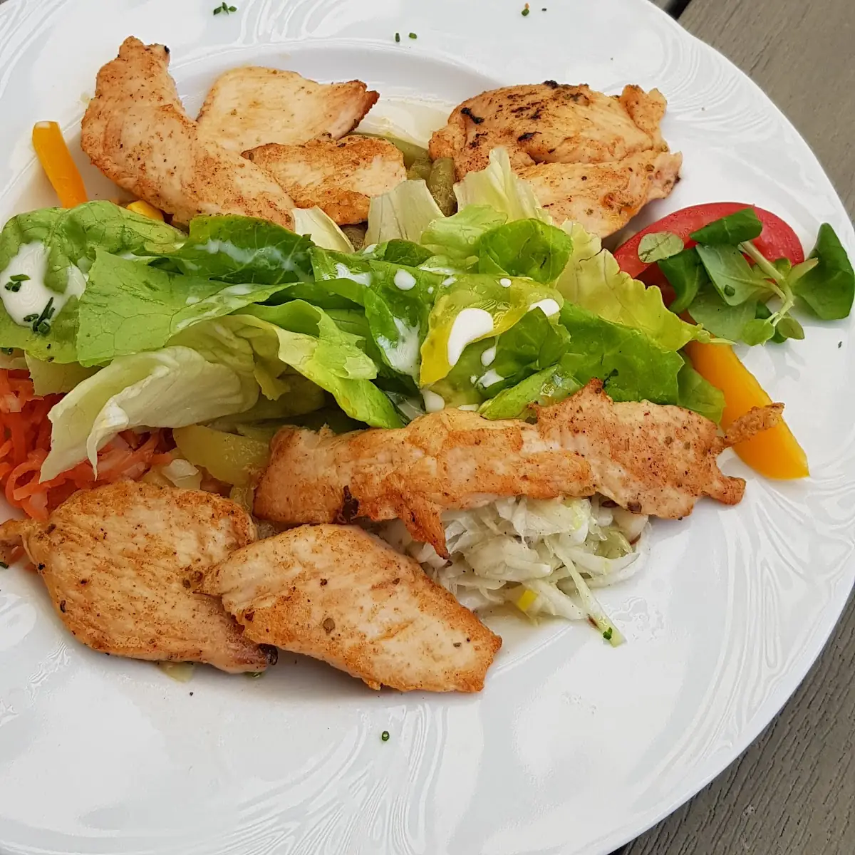 Salat Mit Pute