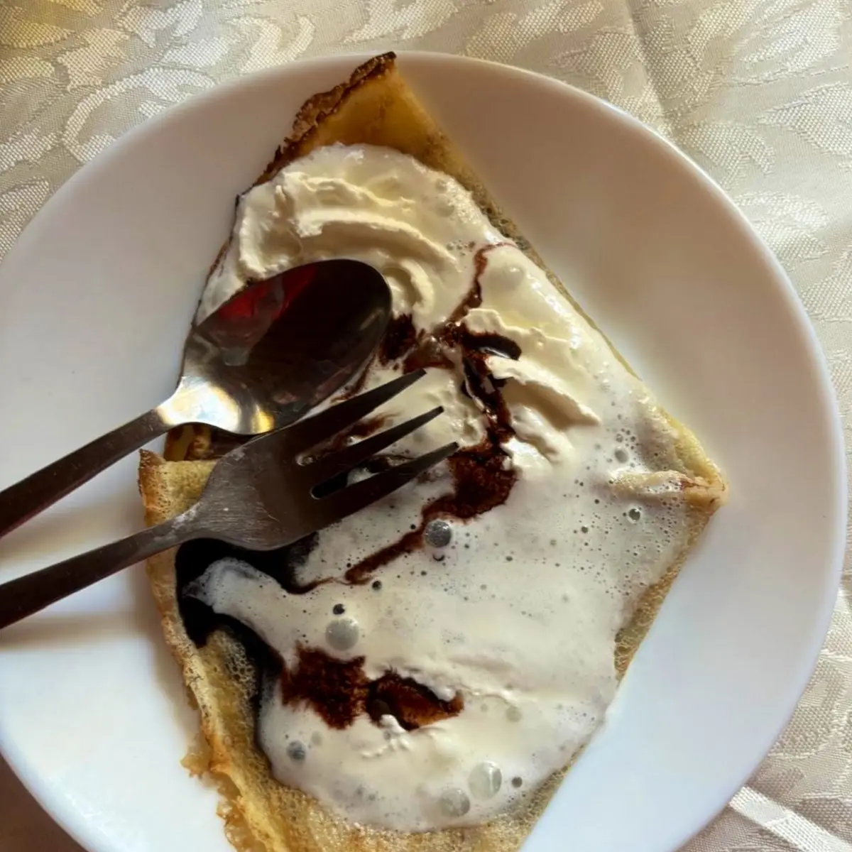 Palatschinken Mit Eis