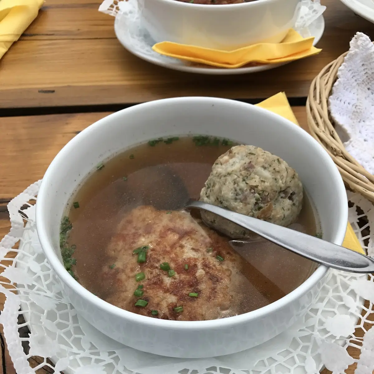 Speckknödelsuppe