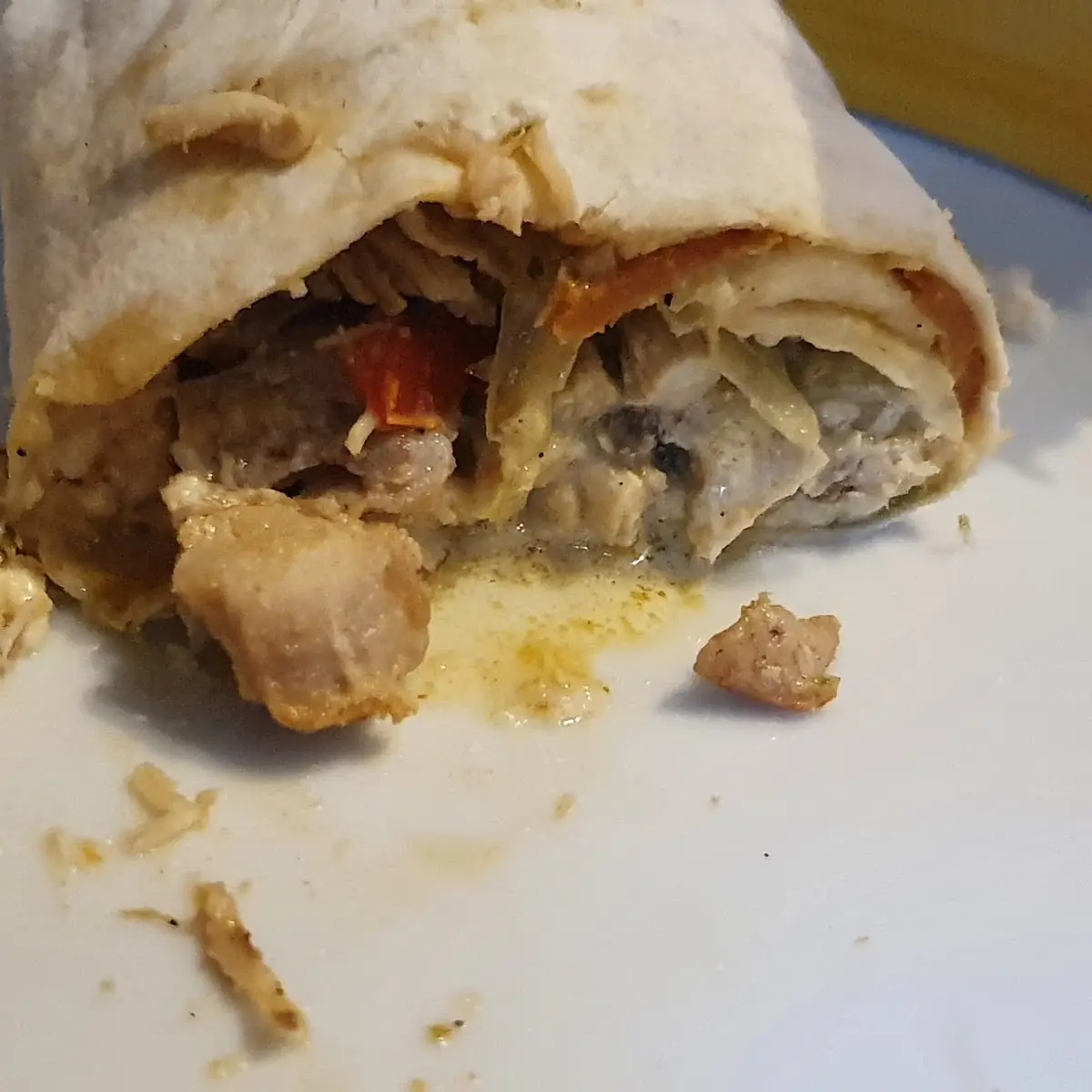 Hühner Wrap
