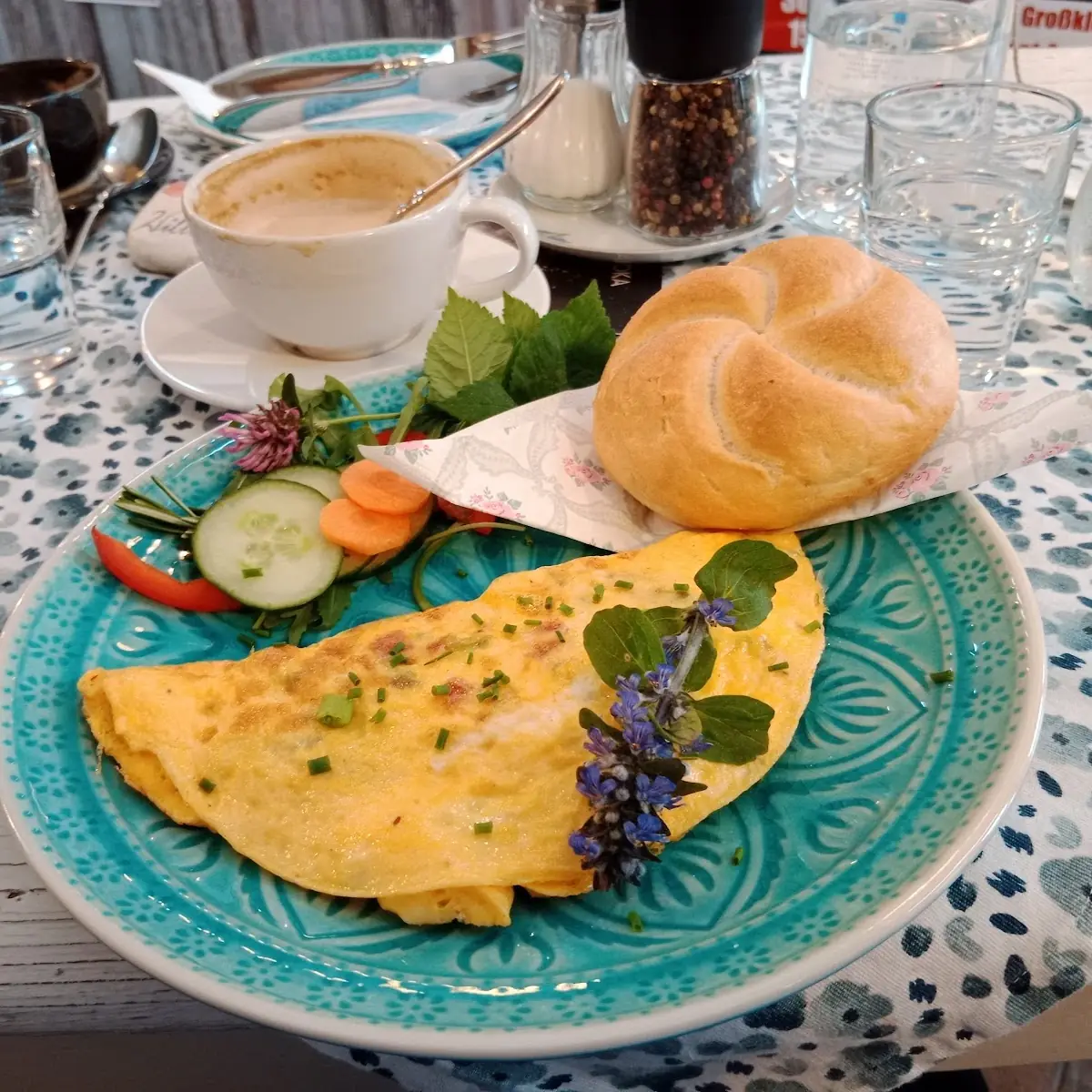 Kräuteromlette