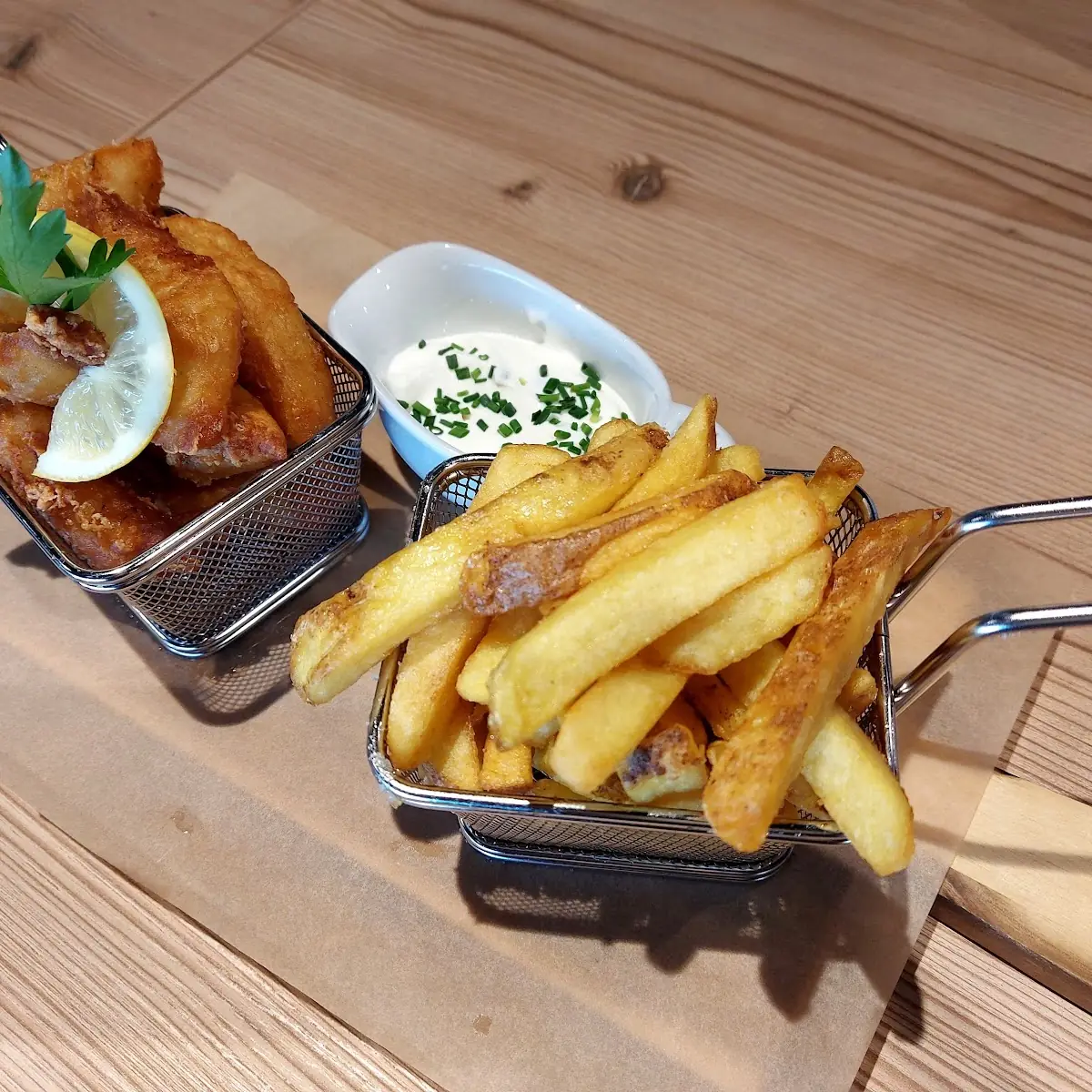 Fisch Und Pommes Englische Art