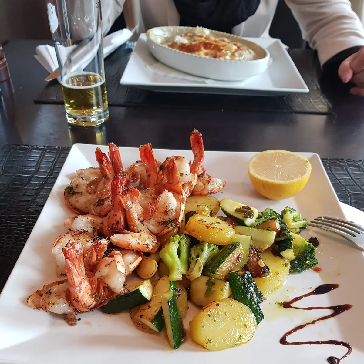 Grillierte Crevetten