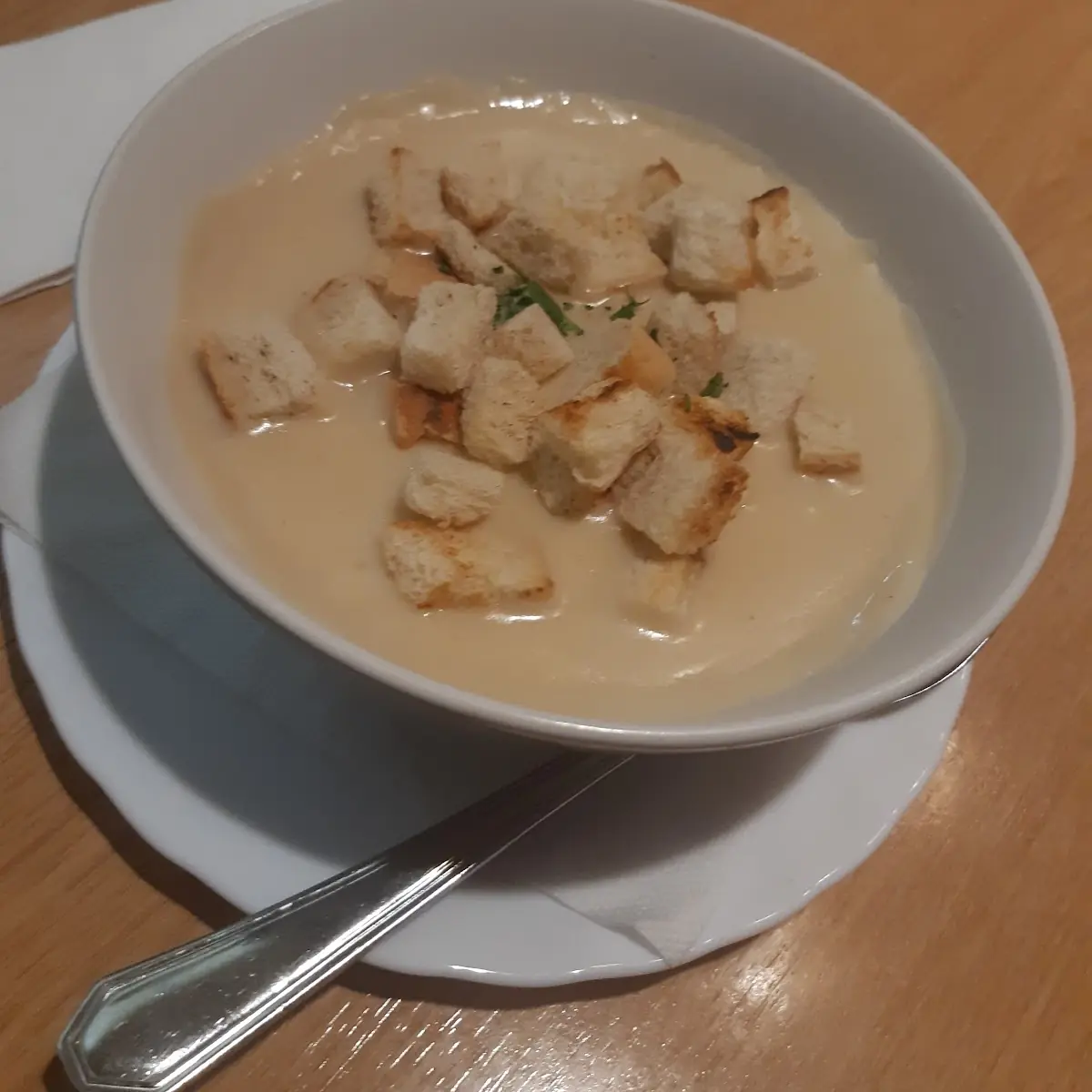Knoblauchcremesuppe