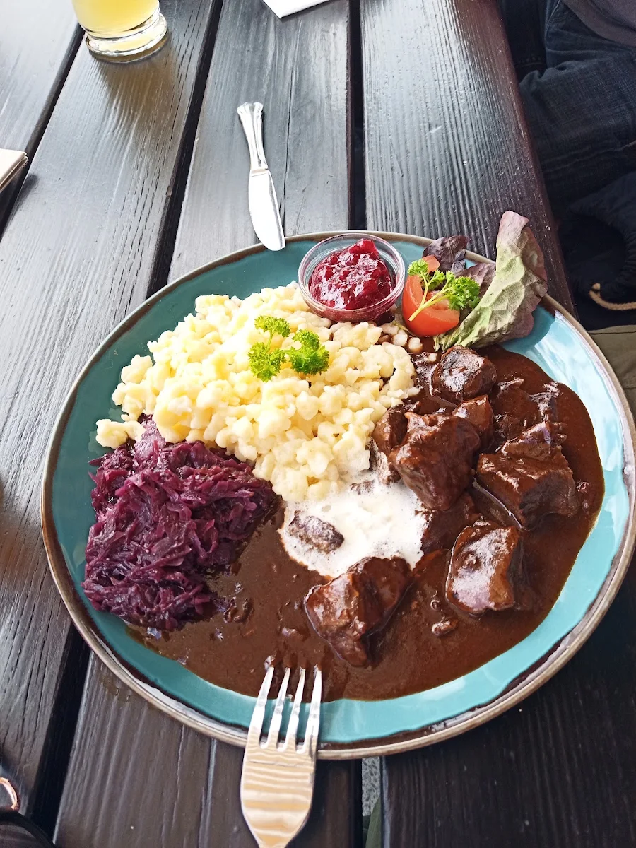 Mit Hausgemachten Spätzle