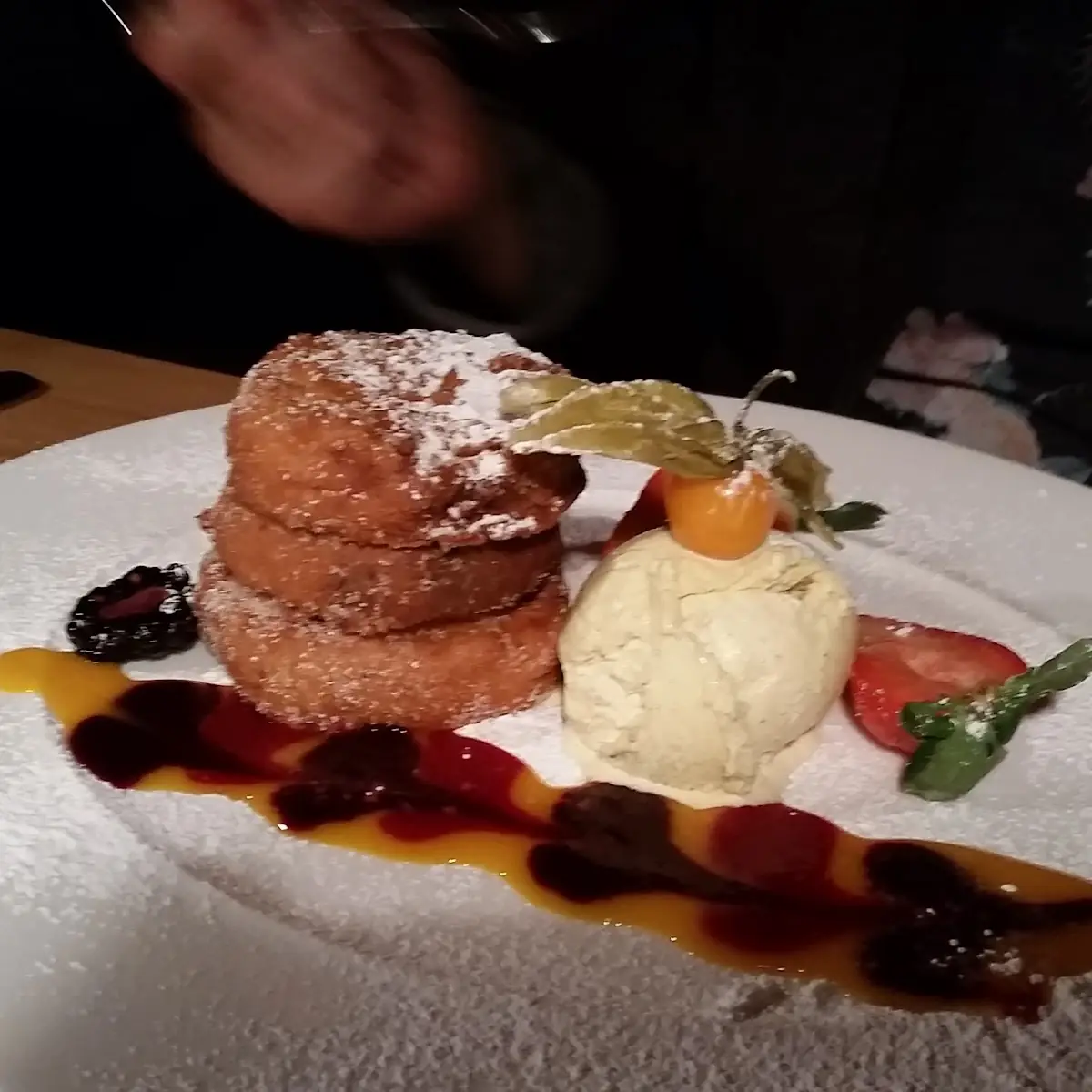 Gebackene Apfelküchle