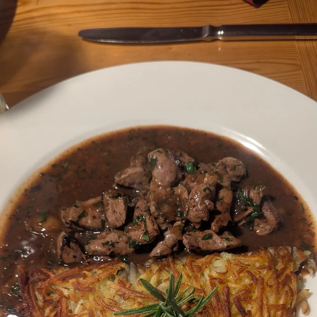 Kalbsleber Mit Rösti