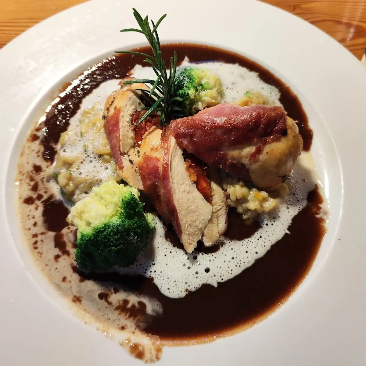 Saltimbocca Mit Safranrisotto