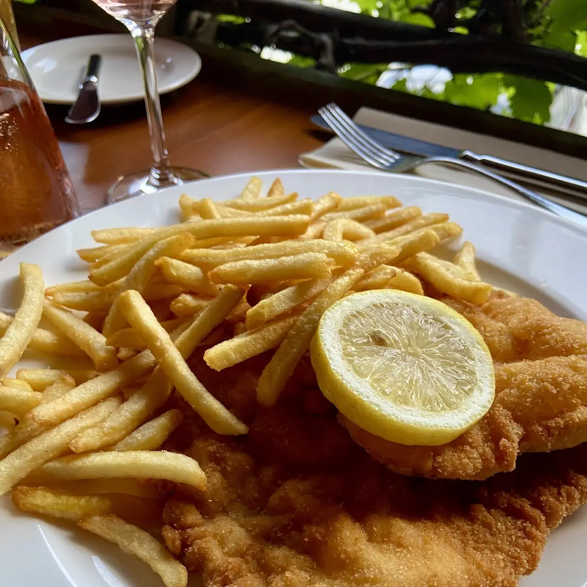 Schnitzel Mit Pommes