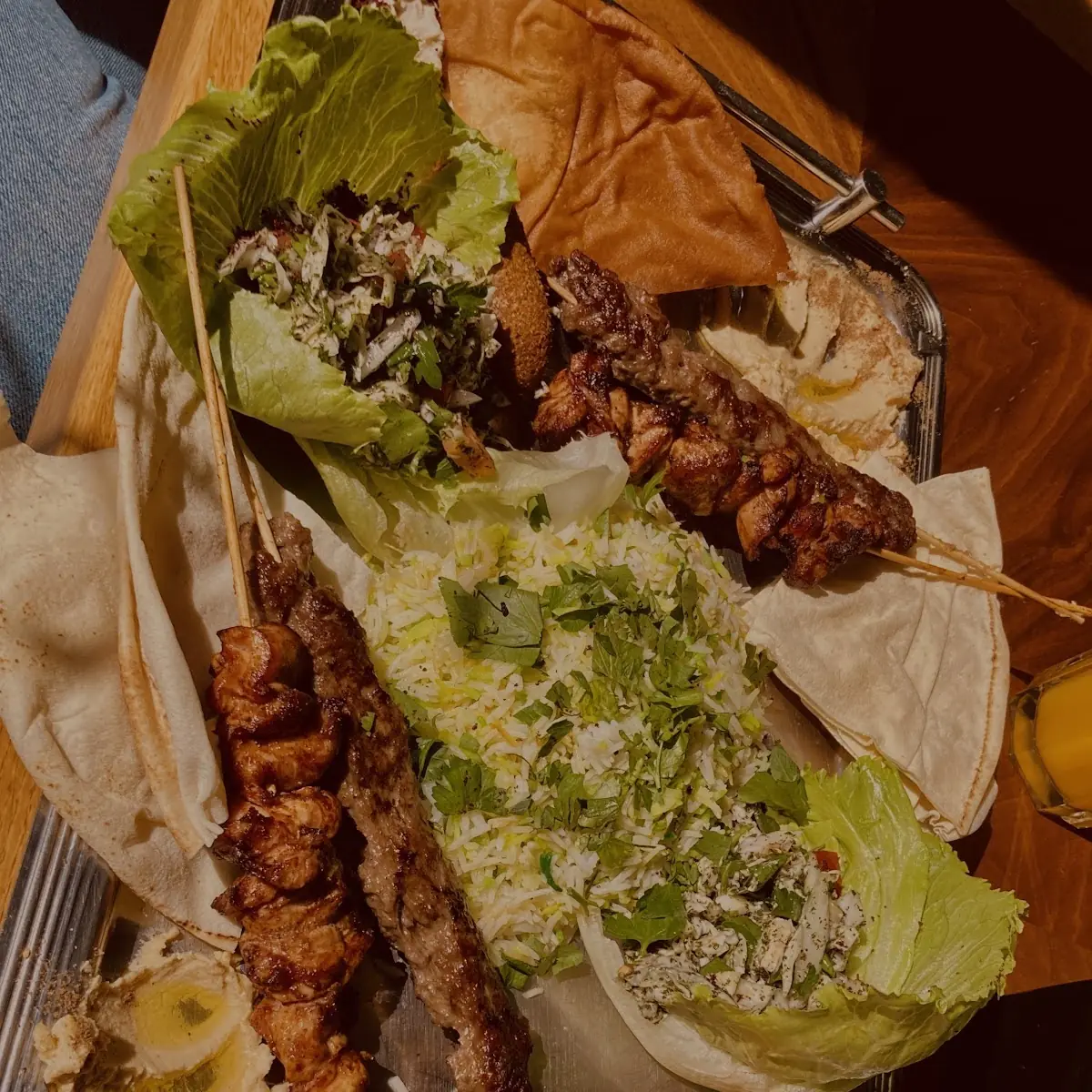 Platte Für 2 Mit Fleisch