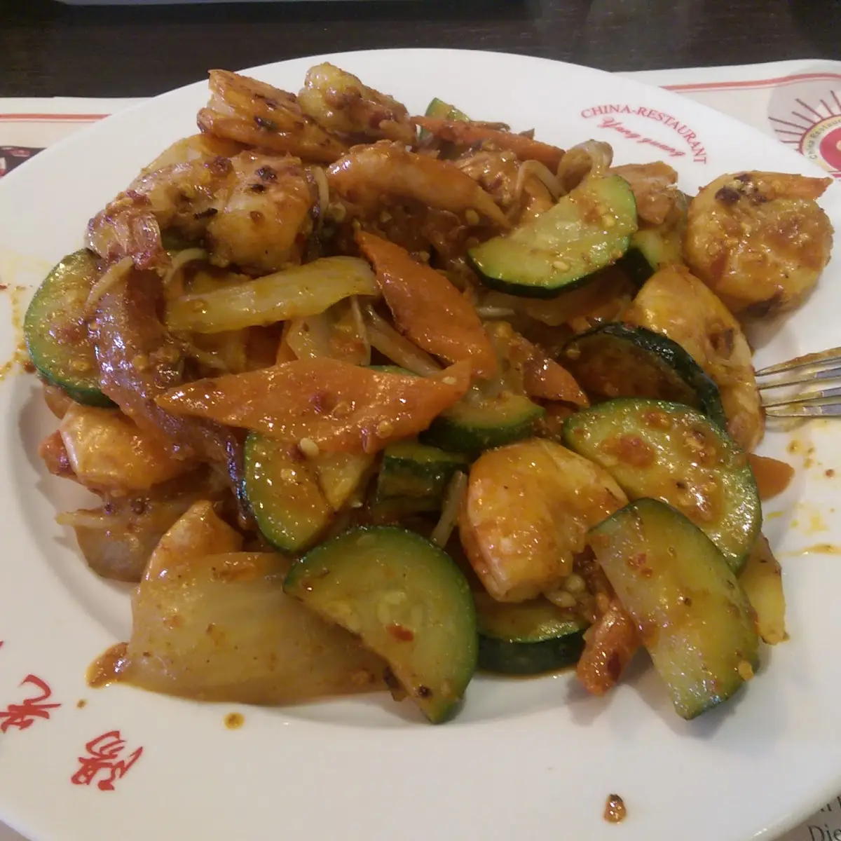 Prawns and Vegetable