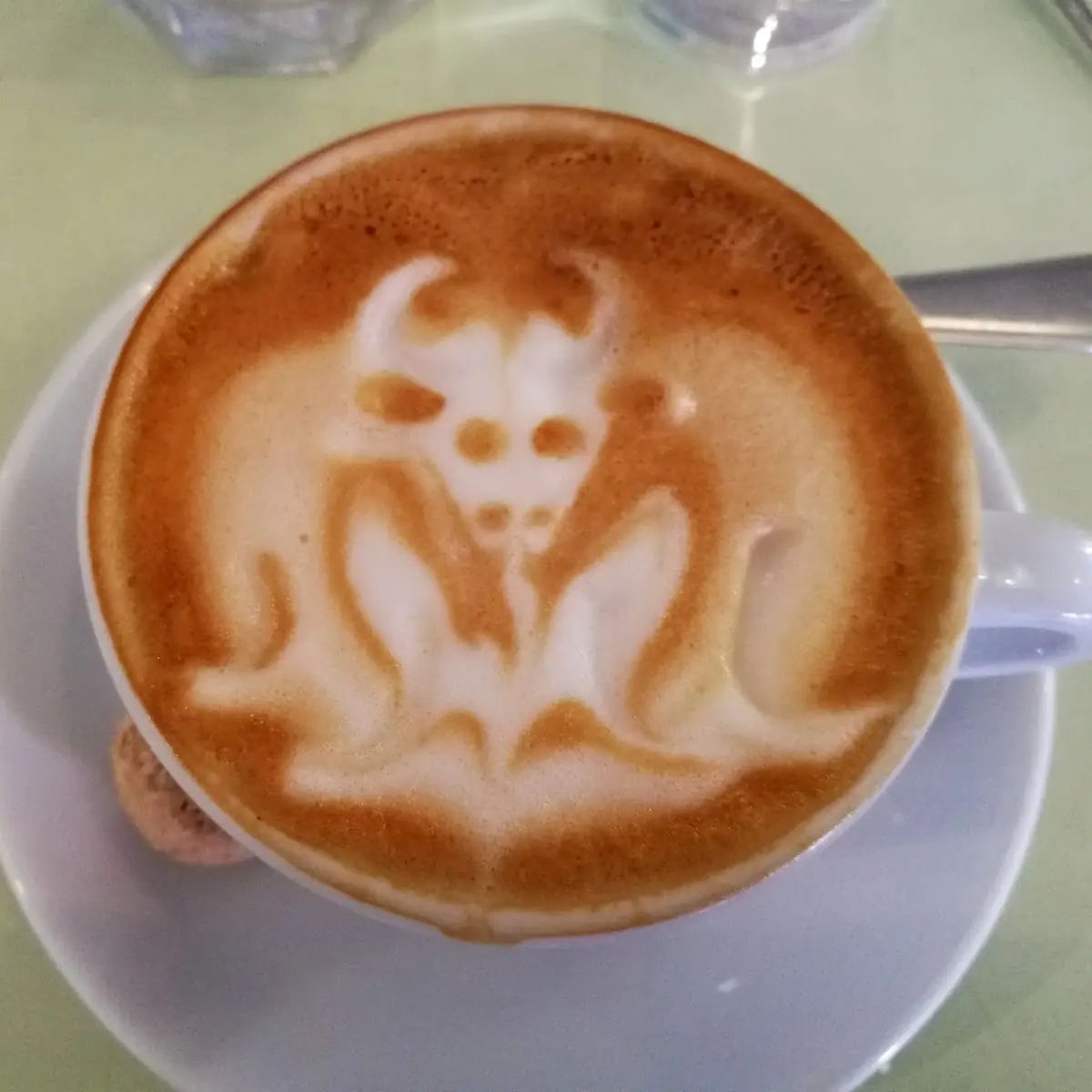Sternzeichen Stier Cappuccino Art