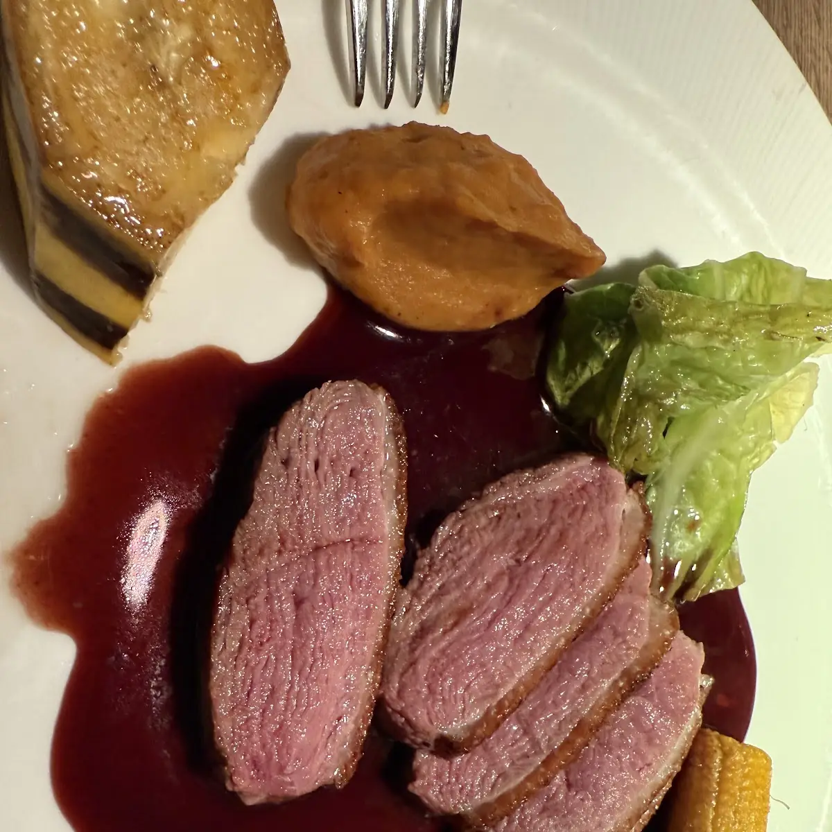 Entenbrust Mit Schoko- Chillisosse