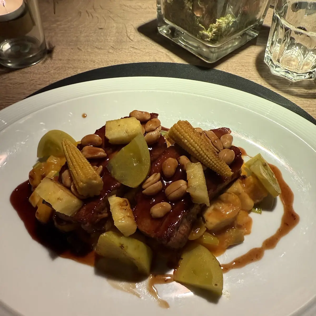 Schweinebauch Glasiert