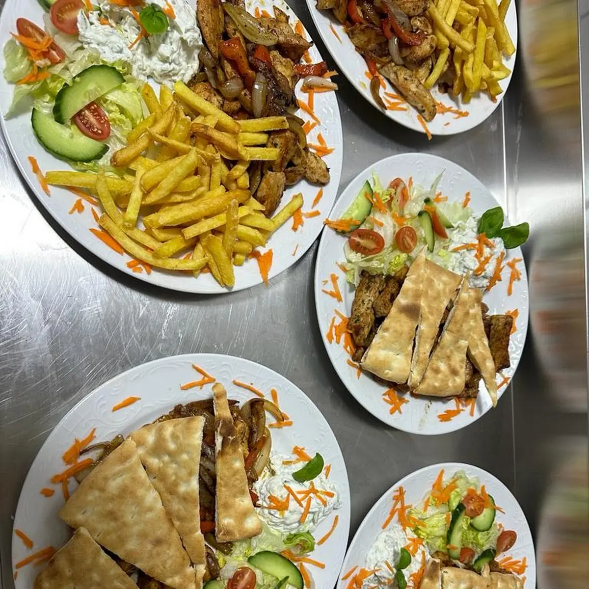 Gegrillter Gyros