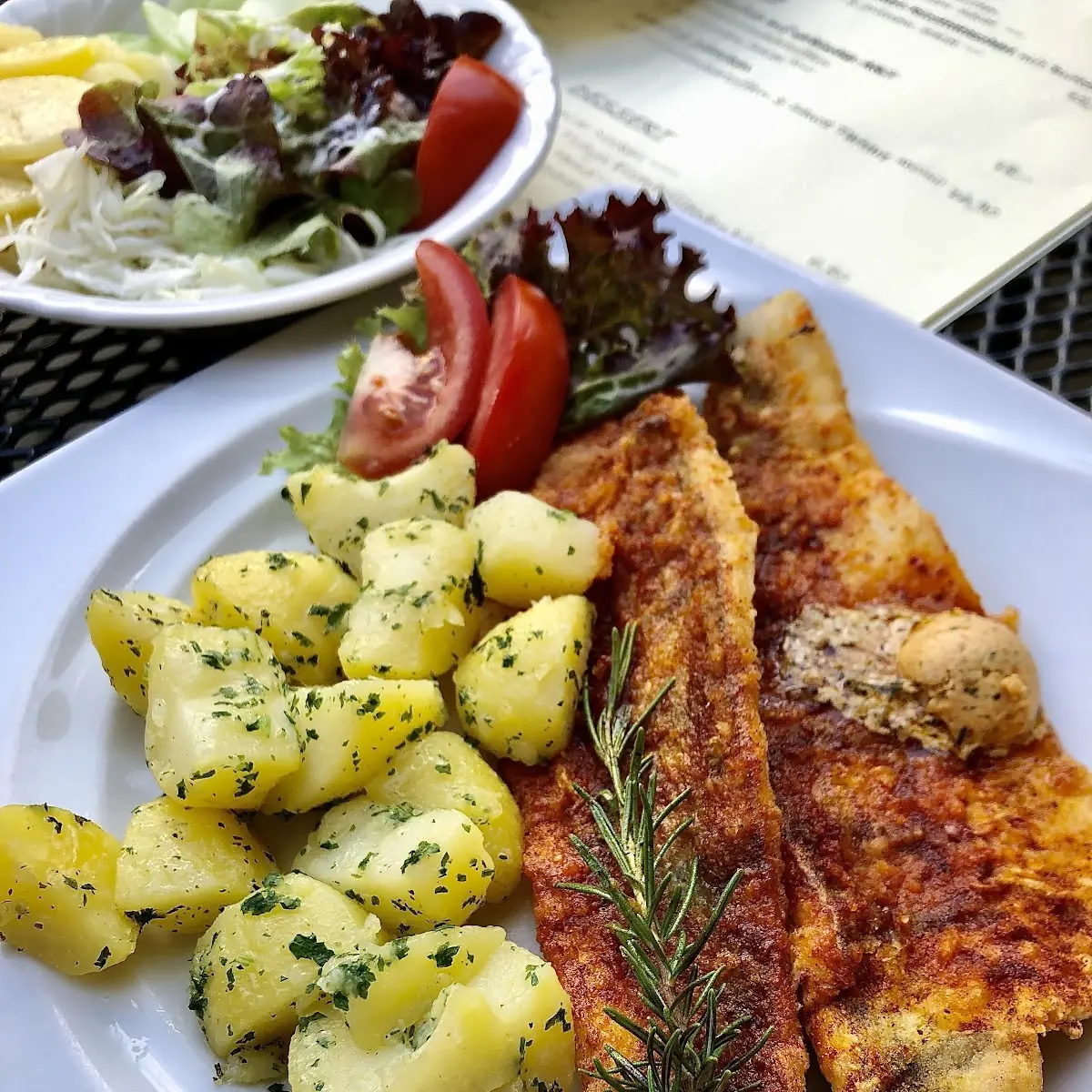 Fisch Mit Erdäpfelsalat