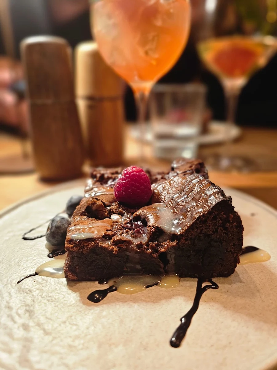 Schoko-kirsch-brownie