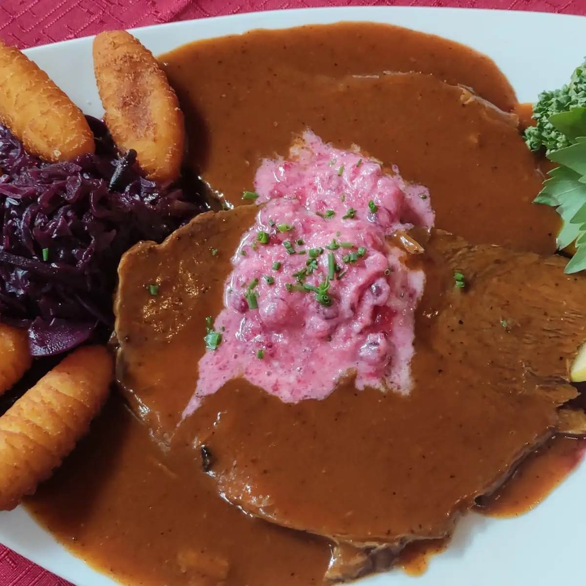Burgunder Rindsbraten